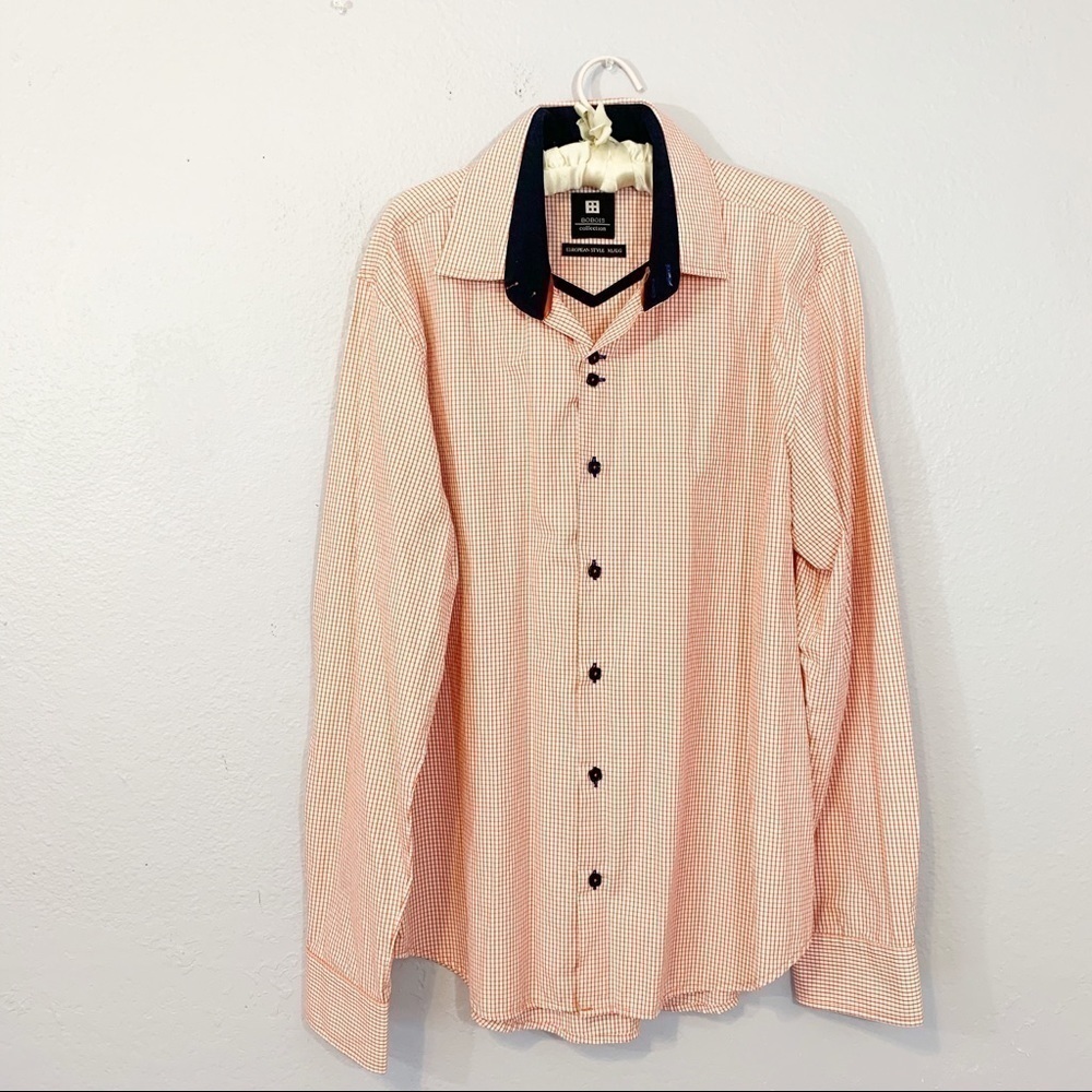 BOBOIS Checked Button Down Shirt European Fit